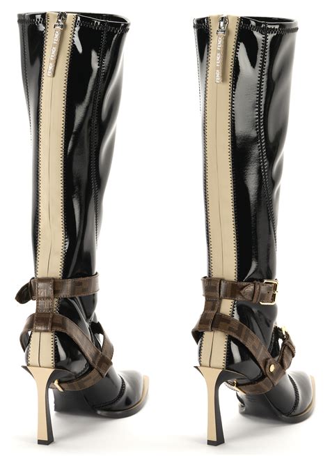 buy fendi shoes online|fendi knee high patent boots.